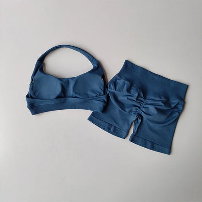 Women's Sports Bras Shorts set