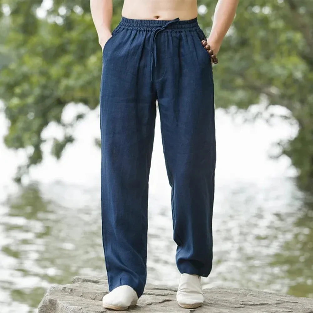 Men's Beach Pants  Streetwear Cotton Sweatpants