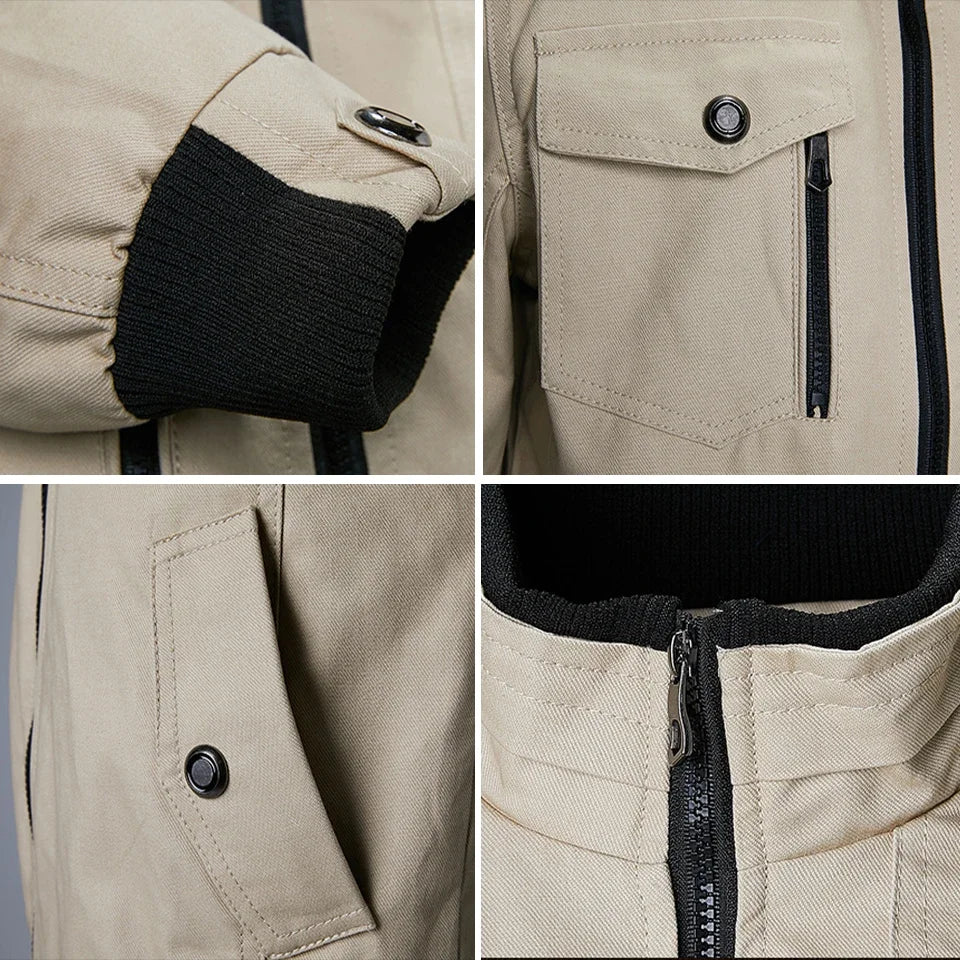 New Spring Autumn Brand Fashion Men's Jacket Casual Coat