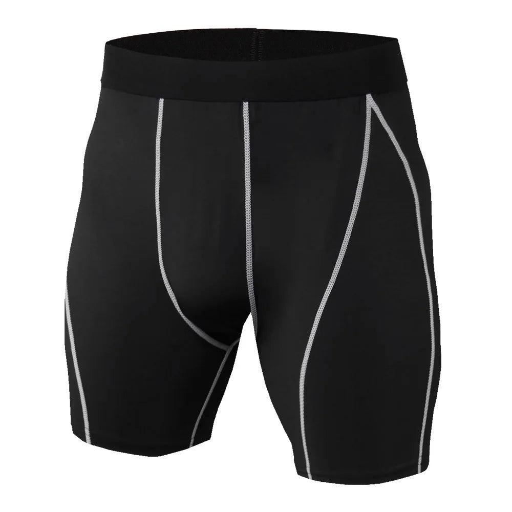 Men's Summer Skinny Tights Quick Dry Male Training Sport Shorts Jogging Gym Fitness Running Short Pants