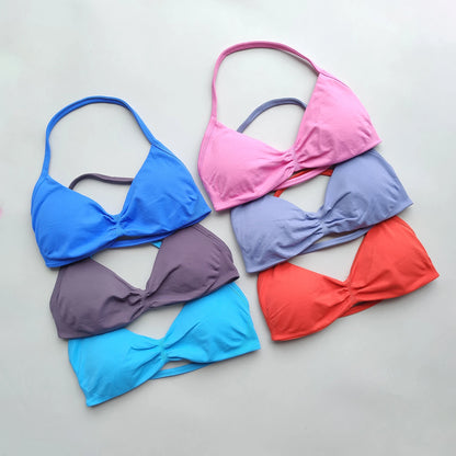 Sports Bra Strappy Backless Clothing