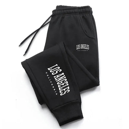 Los Angeles Womens Mens Sweatpants Elastic waist Casual Outdoors Jogging Pants