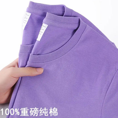 100% Cotton T-shirt Men Women Unisex