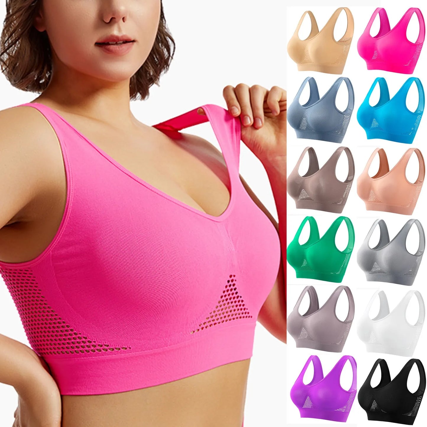 Back Sports Brag Fitness Women's Yoga Vest