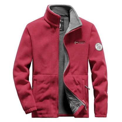 New Polar Fleece Jacket Men Sports Coat