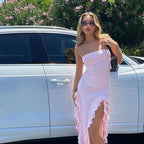 Summer Sexy Straps Sleeveless Evening Party Dresses for Women