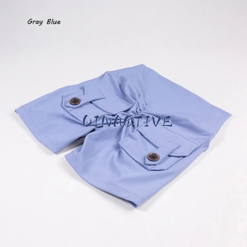 Yoga Shorts for Women Pocket Scrunched Butt Gym Leggings