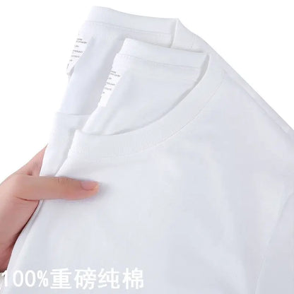 100% Cotton T-shirt Men Women Unisex