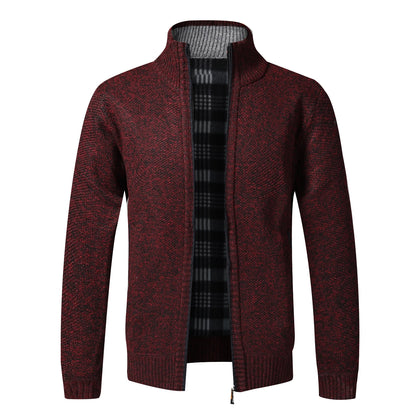 Warm Cardigan Men Fleece Sweaters Jersey