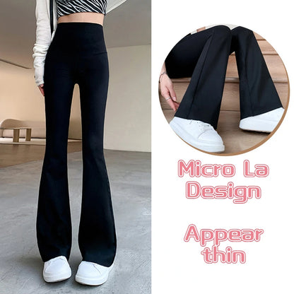 Women Flare Pants Slim High Waist Streetwear Leggings