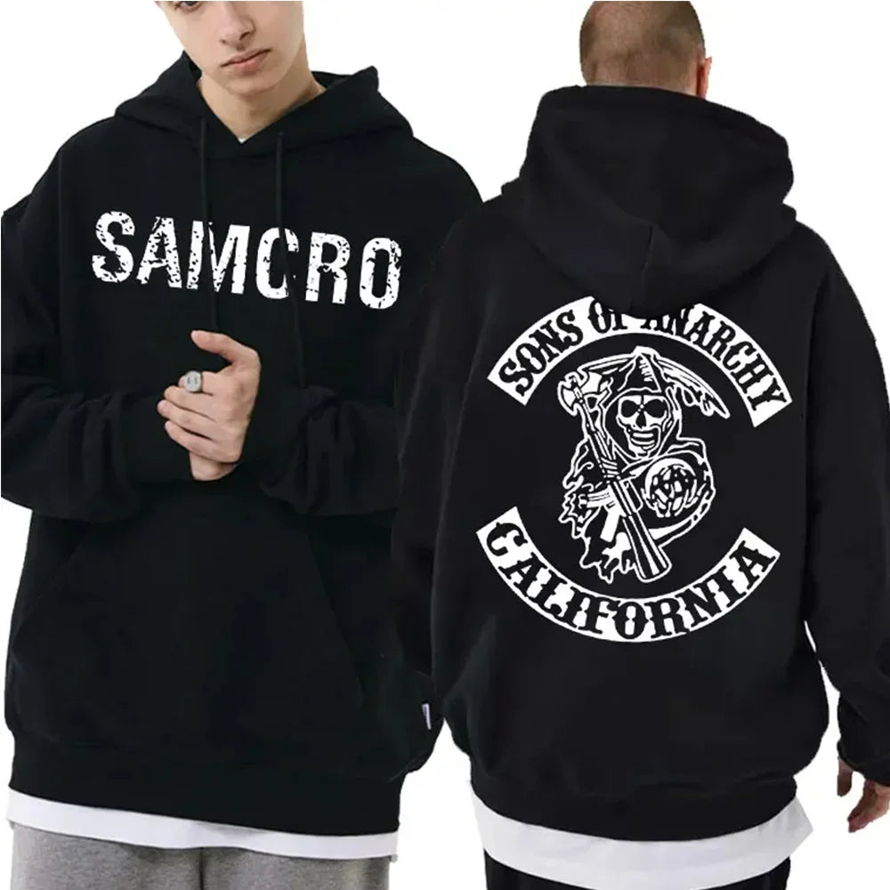 Unisex double-sided printed hoodie