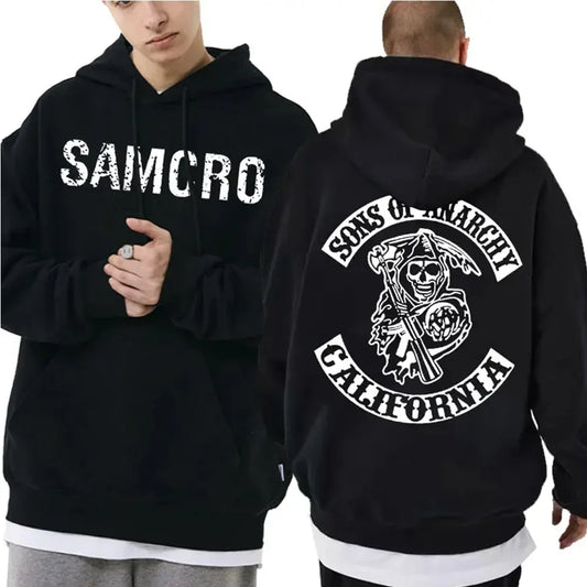 Unisex double-sided printed hoodie