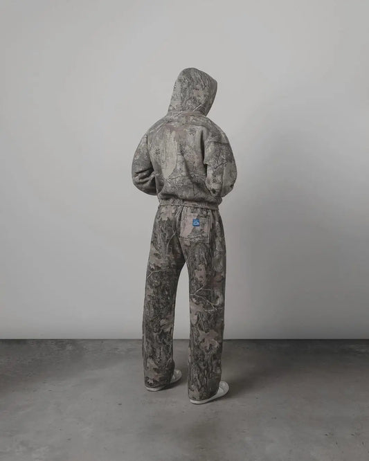Tracksuit Men New Street Hip Hop Oversized Camo Hoodies