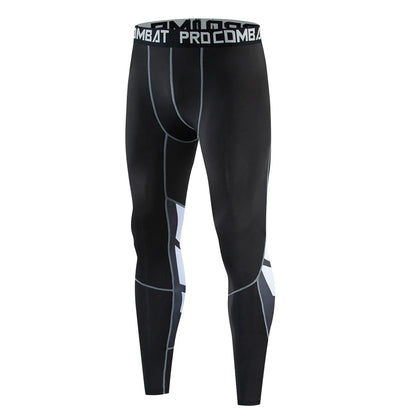 Mens Quick Dry Fit Legging Fitness Training  Pants