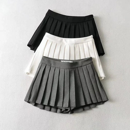 Women Skirts High Waist Summer Vintage White Designed Dance Skirt