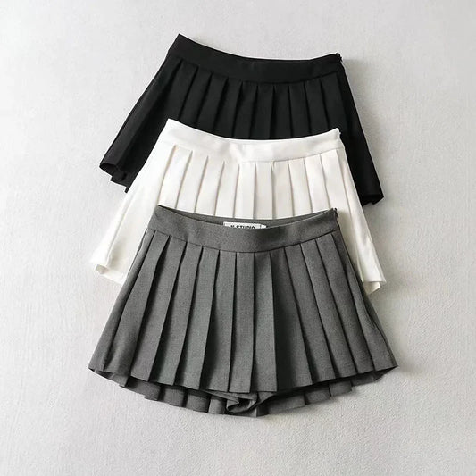 Women Skirts High Waist Summer Vintage White Designed Dance Skirt