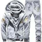 Men Sports Suit Tracksuit Hooded Sportswear