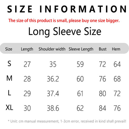 Sports Long sleeved Wear T-shirt Top