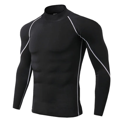 Men Sport T-shirt Fitness Tight