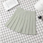 Women's High Waist Skirt For School Girl Uniform