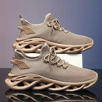 Men Sports Running Black Jogging Shoes