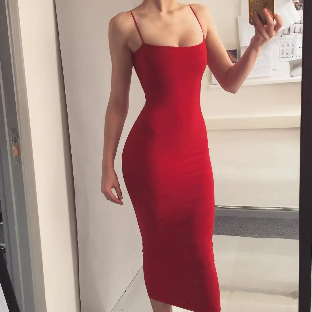 Summer Women's Dress Long Sling Dresses