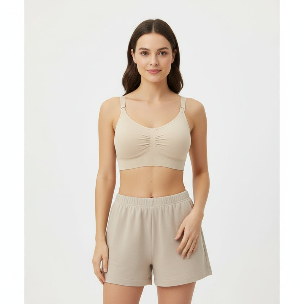 High Quality Women Breastfeeding Underwear Seamless Maternity Bra