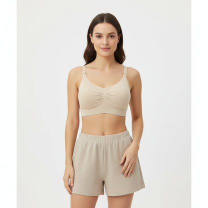 High Quality Women Breastfeeding Underwear Seamless Maternity Bra