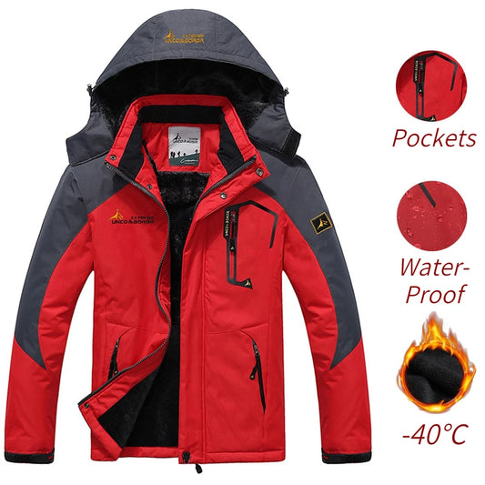 Men Windbreak Plus Thick Warm Coats