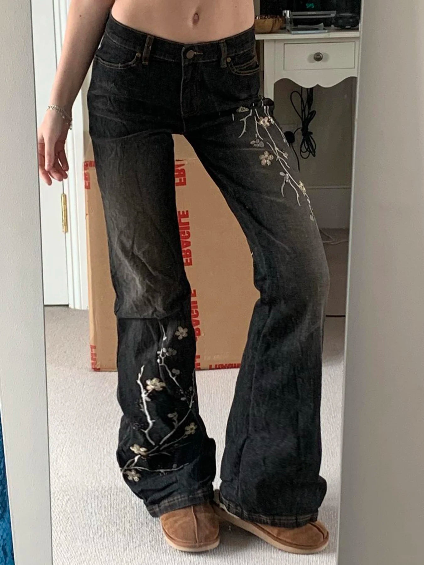 Women Denim Pants High Street Basic Trousers