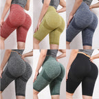 Yoga Shorts High Waist Tummy Control Workout Compression Tights