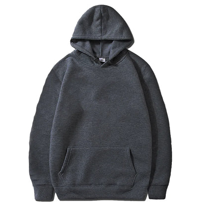 Fleece Warm Hoodies Spring Autumn Pullovers Fashion Sweatshirts Top
