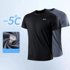 Men's Quick Dry Short Sleeve Gym Running T-Shirt