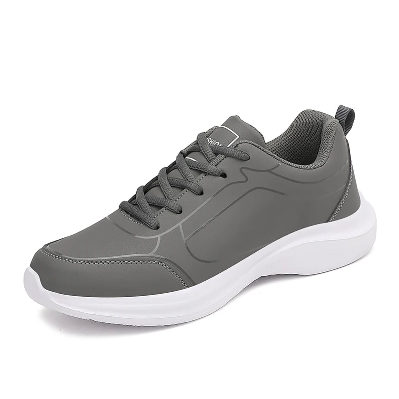 Men Casual Leather Sneakers
