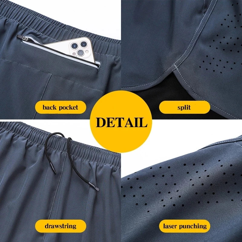 Men's Running Shorts Double Layer
