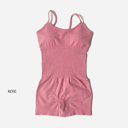 Yoga Set Women Fitness Sports Bra Workout Jump Suits Sportswear