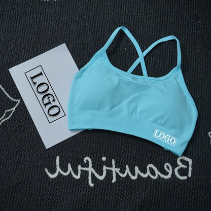 Yoga Sports Dynamic Backless Bra Medium Support Padded Gym Crop Top
