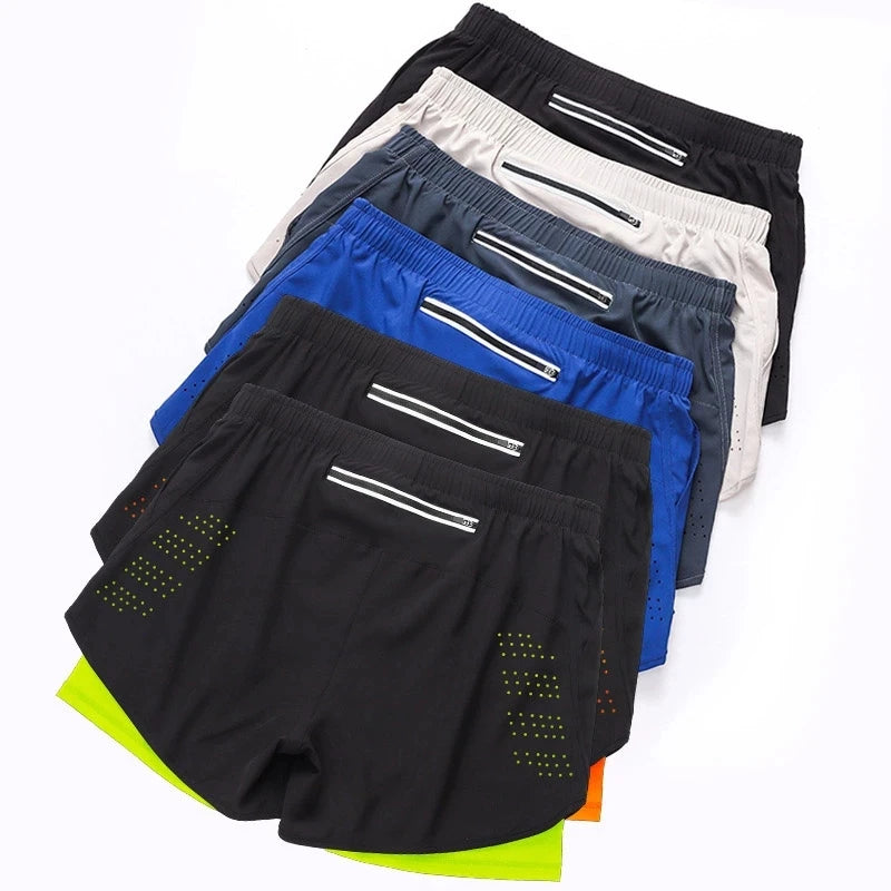 Men's Running Shorts Double Layer