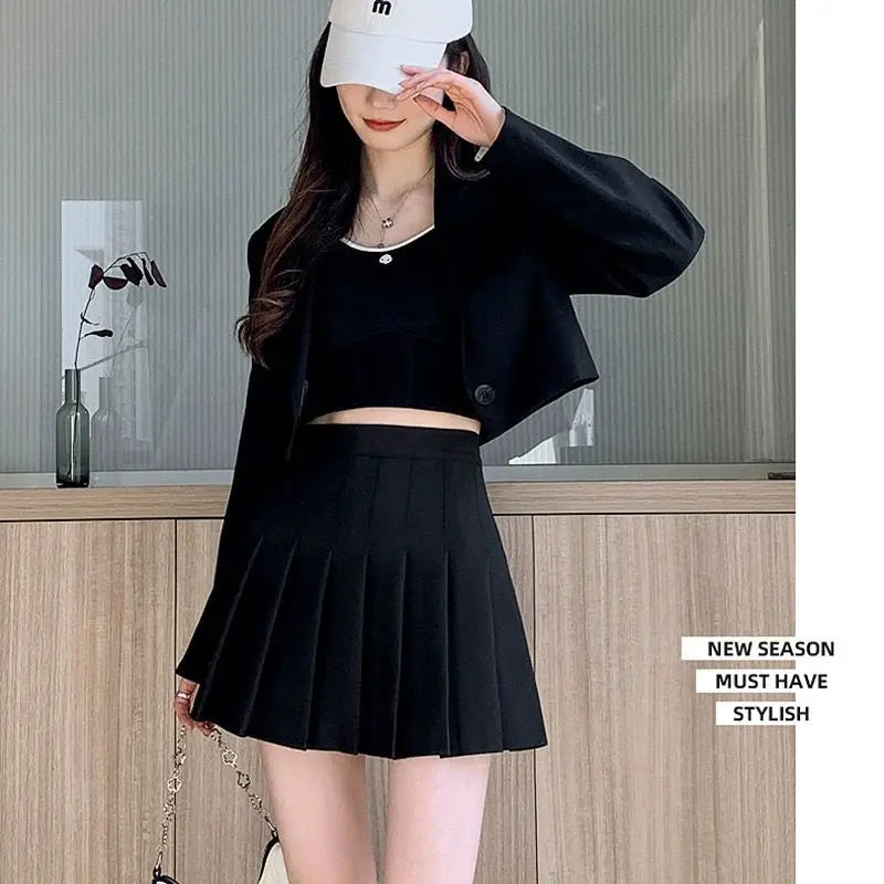 New pleated skirt for 2025 Womens