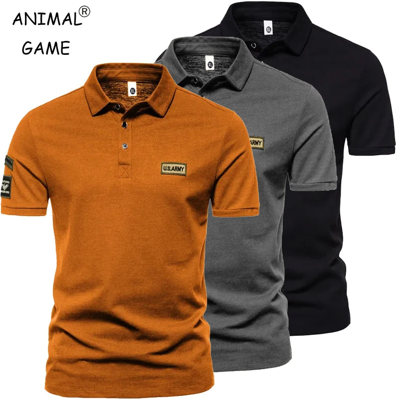 Men Short Sleeve T shirts Polo Shirt for Men