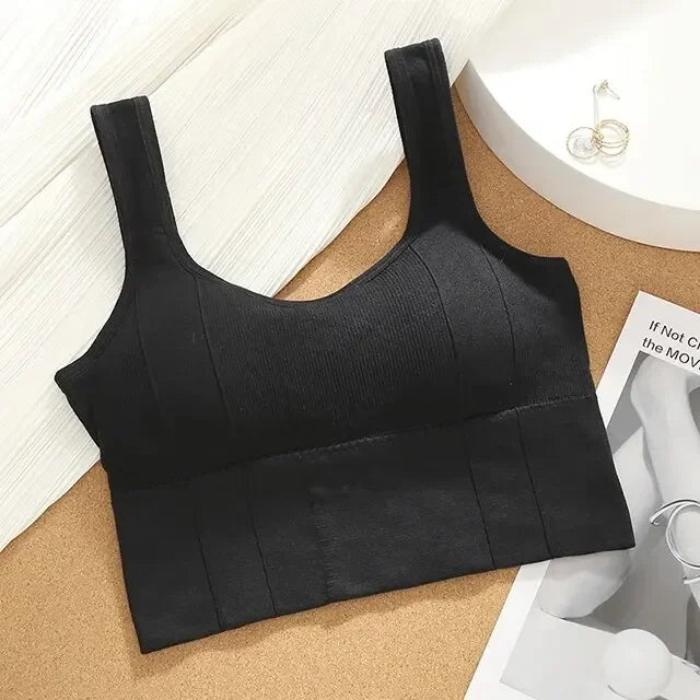 Sports Bra Anti-Sweat Fitness Top Women Seamless Yoga Bra