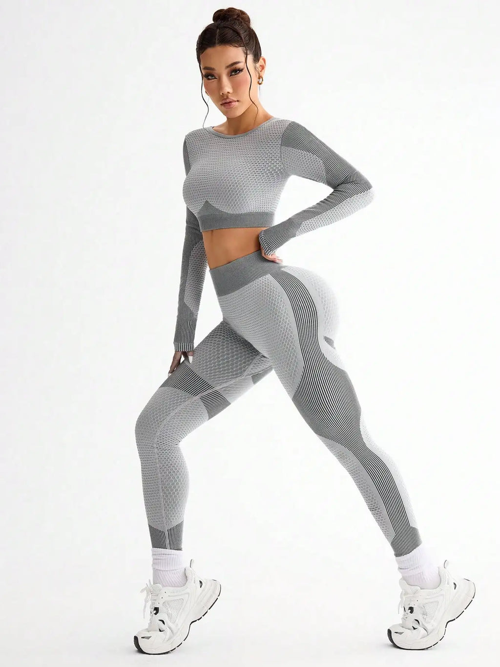 Seamless Breathable Yoga Running Set