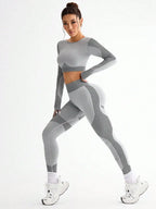 Seamless Breathable Yoga Running Set