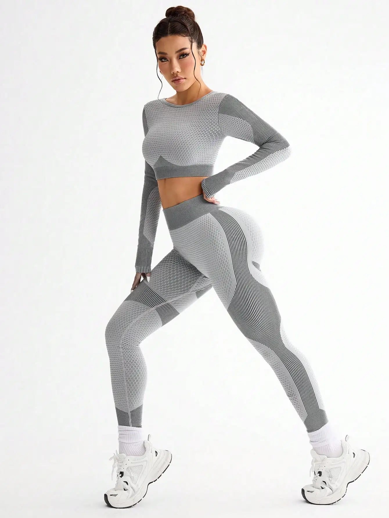 Seamless Breathable Yoga Running Set