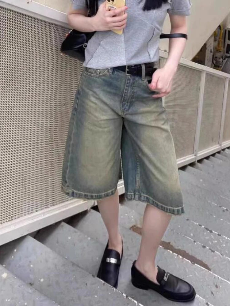 Denim Shorts Women  High Waist Clothing New