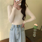 Women Sweaters Casual Long Sleeve Knitted Pullover