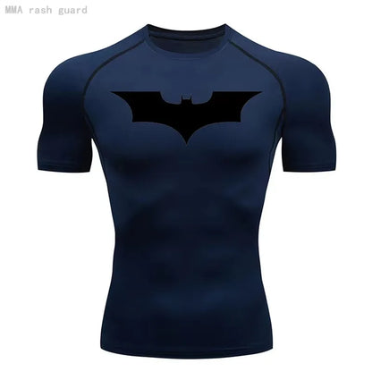Men Short Running T Shirt Gym Sports Top Quick Dry Clothing