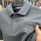 cotton high-end breathable short sleeve POLO shirt men