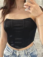 Sleeveless Off Shoulder Fashion Sexy Tops Vest Female