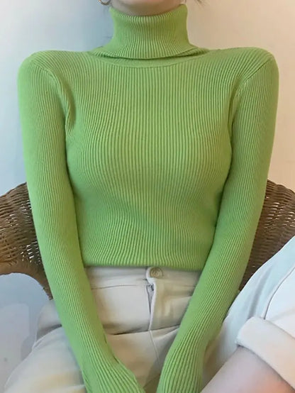Women Sweater Knitted Soft Pullovers Cashmere